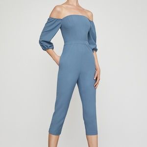 NWOT Off-Shoulder Cropped Jumpsuit